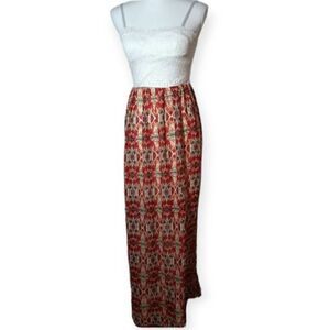 LILY ROSE MOLDED TOP MAXI DRESS SZ.S EUC